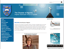 Tablet Screenshot of dioceseofalgoma.com